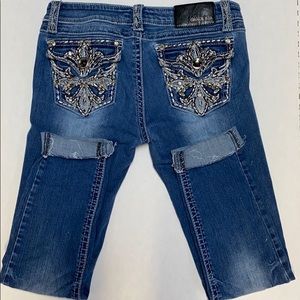 Women’s Jeans GRACE IN LA Size 28 Faded Distressed
